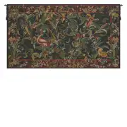 Animals Aristoloches Green European Tapestry Wall hanging