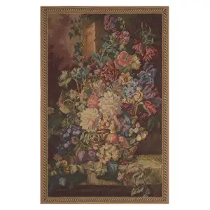 Medieval Millefleurs Animal Jacquard Woven Wall Art