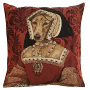Chien Claude de France European Cushion Covers