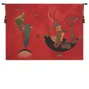 Mit und Gegen by Kandinsky European Tapestry Wall Hanging