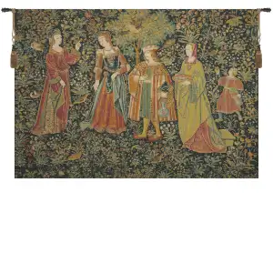 Chasse a Courre de Detti French Tapestry 51x96