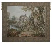 Old Mill Horizontal Wall Tapestry