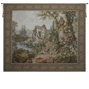 Four Seasons Panoramic Jacquard Woven Wall Hanging