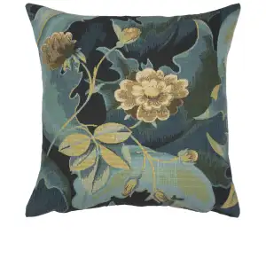 Claude Monet Lily Pads Tapestry Pillow Cover 18x18 Inch Cotton Jacquard Woven Cushion Cover