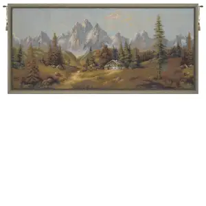 Forest of Eden Tapestry Wall Hanging 27x54 Inch Cotton Jacquard Woven Wall Tapestry