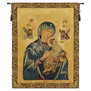 Madonna Perpetuo Soccorso Italian Wall Hanging Tapestry
