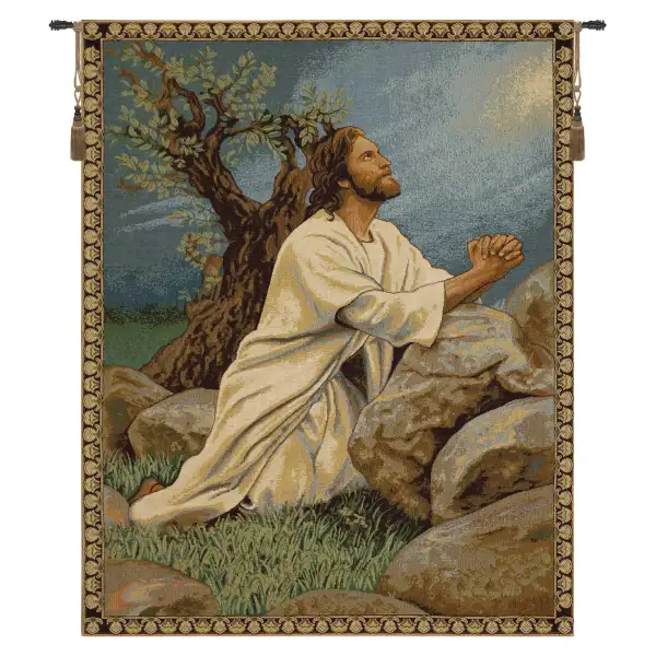 Cristo Nell Orto Del Getsemani Italian Wall Hanging Tapestry