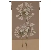 Agapanthe Flower European Tapestry Wall hanging