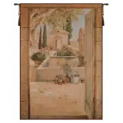 Terrace in Provence European Tapestry Wall hanging