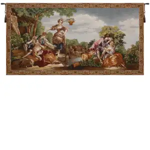 Impressionist Floral Garden Jacquard Woven Wall Art