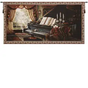 Kandinsky Mit und Gegen Tapestry Wall Hanging 28 x 37 in