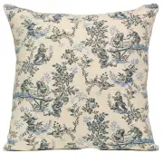 The Chinese on a Wheelbarrow Blue European Cushion Cover