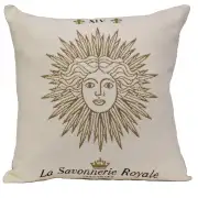 Gold Sun European Cushion Cover