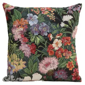 William Morris Lakme Tapestry Pillow Cover 18x18 Inch Cotton Jacquard Woven Cushion Cover - A - H 18" x W 18"