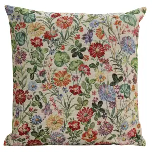 William Morris Serafina Tapestry Pillow Cover 18x18 Inch Cotton Jacquard Woven Cushion Cover
