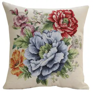 William Morris Florida Tapestry Pillow Cover 18x18 Inch Cotton Jacquard Woven Cushion Cover