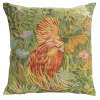 Tropical Feerie Left Belgian Woven Floral Tapestry Cushion Cover 18x18