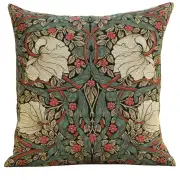 Pimpernel Green/Red European Cushion Covers