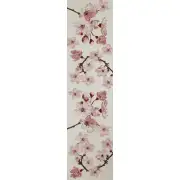 Cherry Blossom White French Tapestry Table Runner