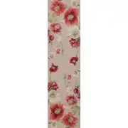 Hellebores Pink Runner French Tapestry Table Runner