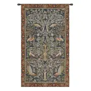 Tree and Birds in Blue French Tapestry