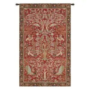 Old Brussels Light Belgian Tapestry Wall Hanging 70x122