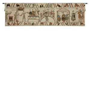 The Last Supper Small Italian Wall Tapestry 28x58