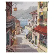 Bellagio Village no Border Belgian Wall Tapestry