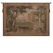 Verdure Fontaine  European Tapestry Wall hanging