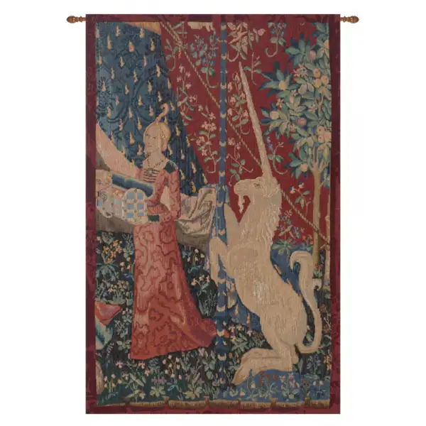 Jeune Fille Au Coffret European Tapestry Wall hanging