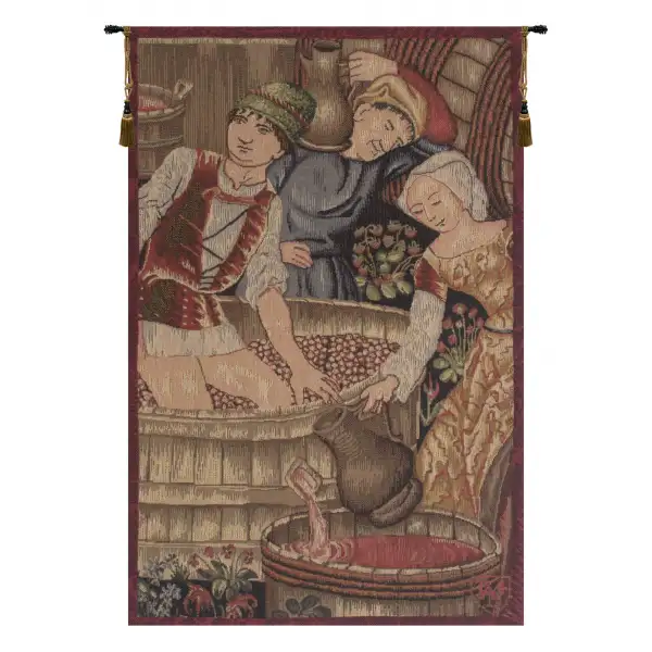 Le Pressoir Extrait European Tapestry Wall hanging
