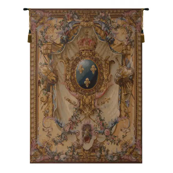 Grandes Armoiries Creme I European Tapestry Wall hanging