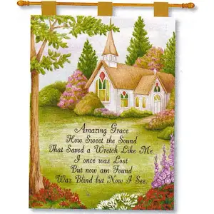 Amazing Grace Fine Art Tapestry Wall Hanging 36x26 Inch Cotton Jacquard Woven Wall Tapestry