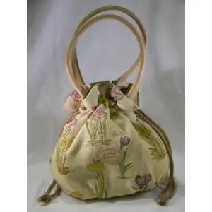 Ronse Tapestry Handbag 8x8 Inch European Woven Purse Vintage Style Womens Fashion Accessory