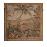 L'Oasis Carre Square European Tapestry Wall hanging