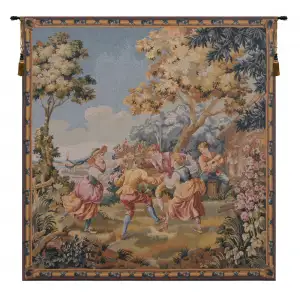 Decorative Children Vintage Tapestry Wall Hanging 74 x 76 in Jacquard Woven Classical Children Wall Art