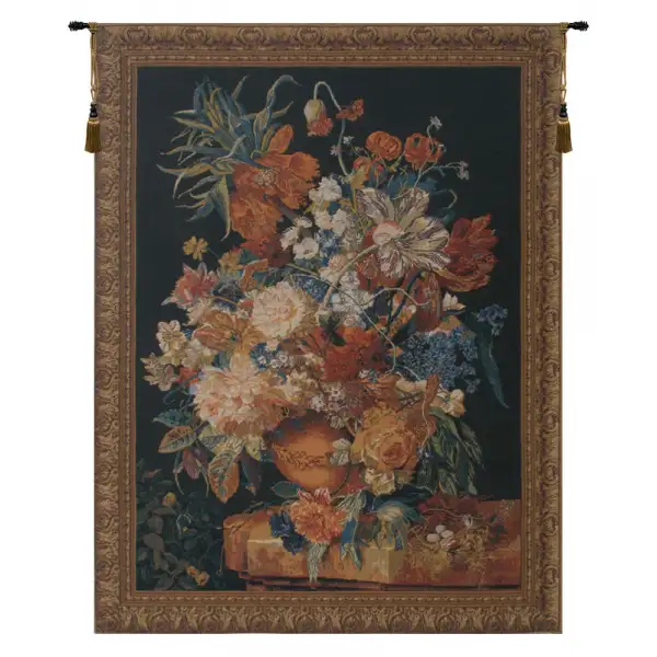 Terracotta Floral Bouquet Black