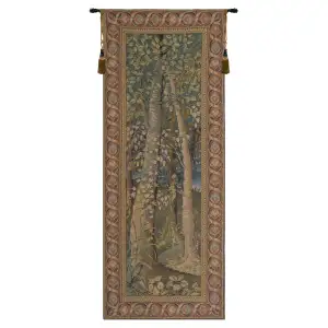 Michiel Coxcie Wooden Hills Landscape Tapestry Wall Hanging 65 x 26 in Jacquard Woven Woodland Landscape Wall Art