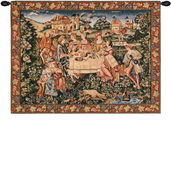 The Feast European Tapestry Wall hanging