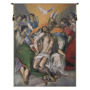 El Greco Belgian Tapestry Wall Hanging 50x37 Inch Cotton Jacquard Woven Wall Tapestry