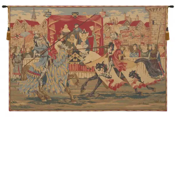 Medieval Lists European Tapestry Wall Hanging
