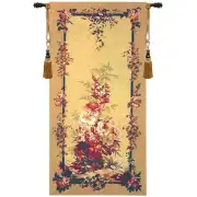 Portiere Romantique (Cream) European Tapestry Wall Hanging