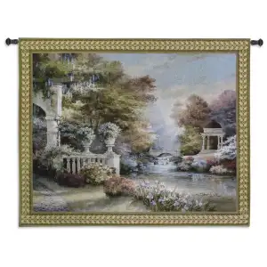 Peaceful Song Wall Tapestry 41x53 Jacquard Woven Nature Landscape Wall Art
