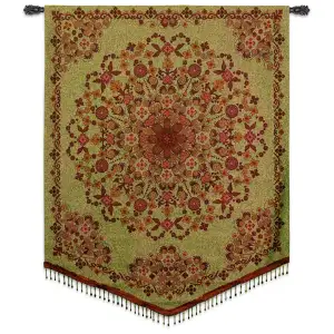Indian Wall Tapestry 53x42 Jacquard Woven Traditional Decorative Wall Art