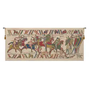 Bayeux The Battle Vintage Tapestry Wall Hanging 27 x 57 in - B - H 18" x W 43"