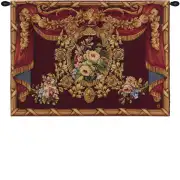 Medaillon Floral Bordure European Tapestry Wall hanging
