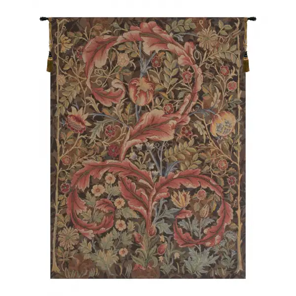 Acanthe Brown European Tapestry Wall hanging