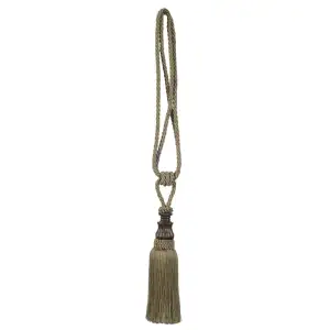 Elegance Sage Decorative Tapestry Tassels Pair Min-Max Length 30 Inch