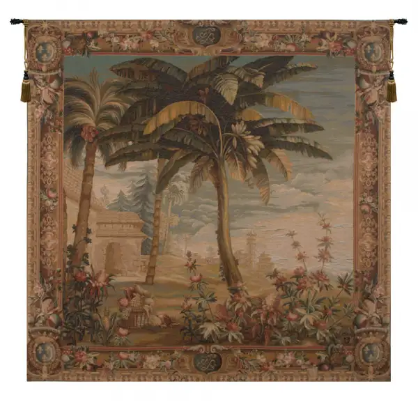 Paysage Exotique Landscape European Tapestry Wall hanging