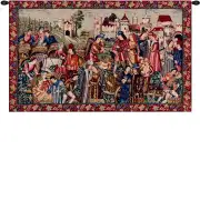 Marche Au Vin I European Tapestry Wall hanging